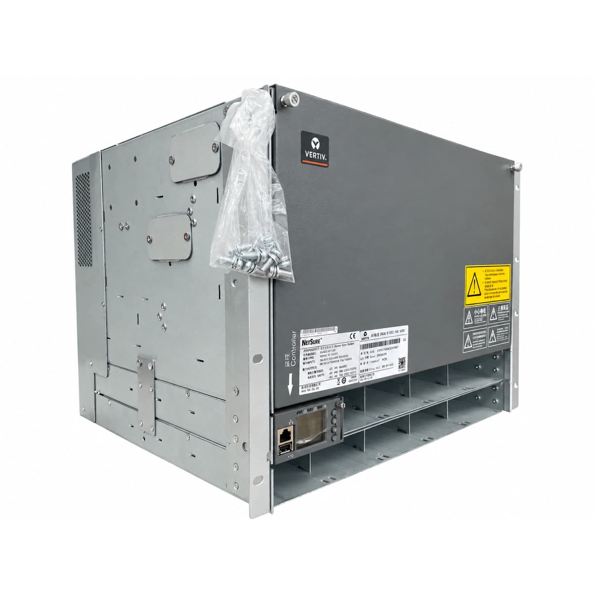 Vertiv NetSure 731A91-S1 Floor-Standing Telecom DC Power System (-48V 600A/900A R48-3200e M830B) - Official Front View