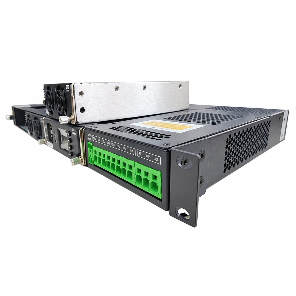 ZTE ZXDU48 B600 (V5.0) Embedded DC Power System (-48V 60A 2U Subrack) - Official Front View