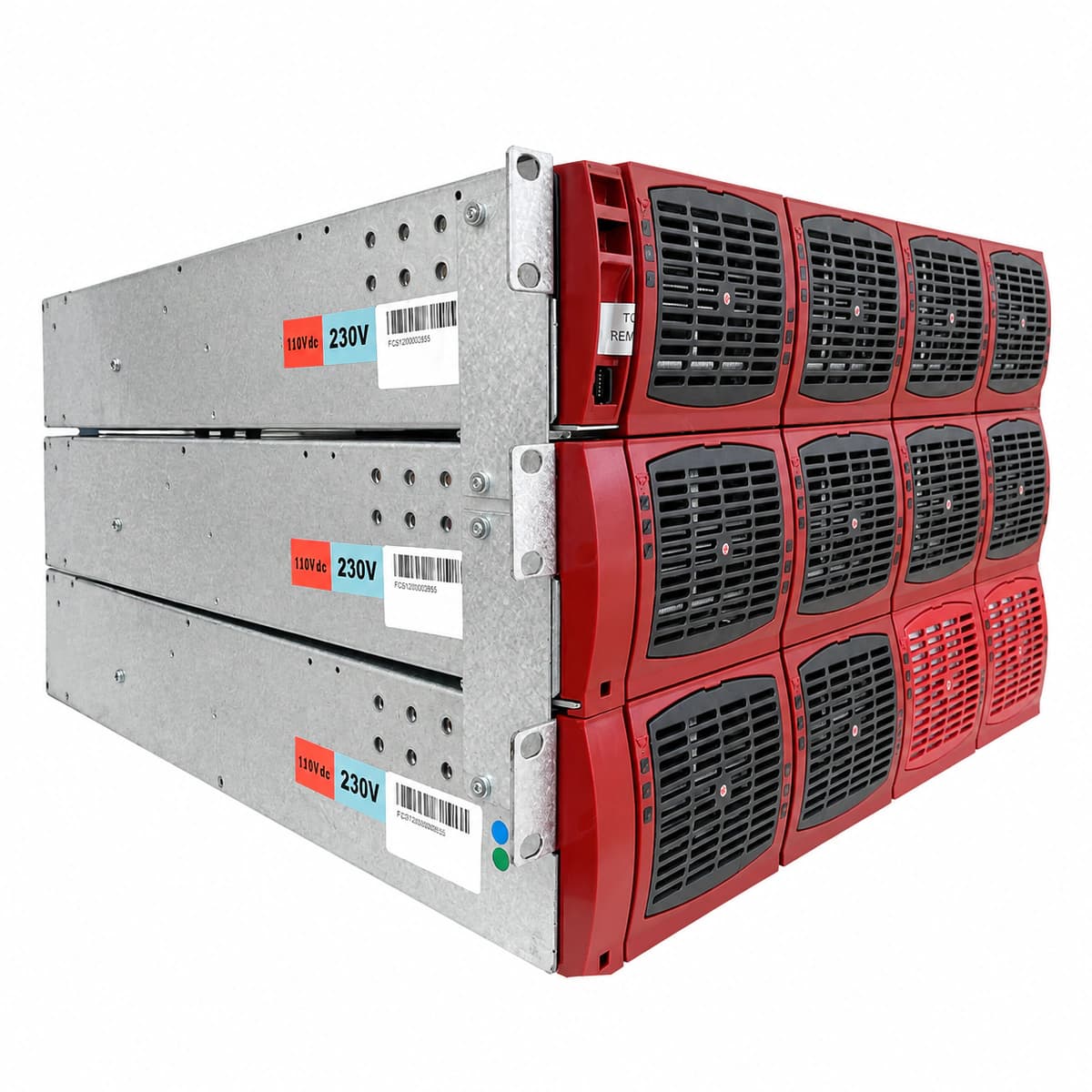CE+T TSI 25kVA Modular Inverter Subrack (48V/60V DC to 230V AC Industrial Inverter Chassis) - Official Front View