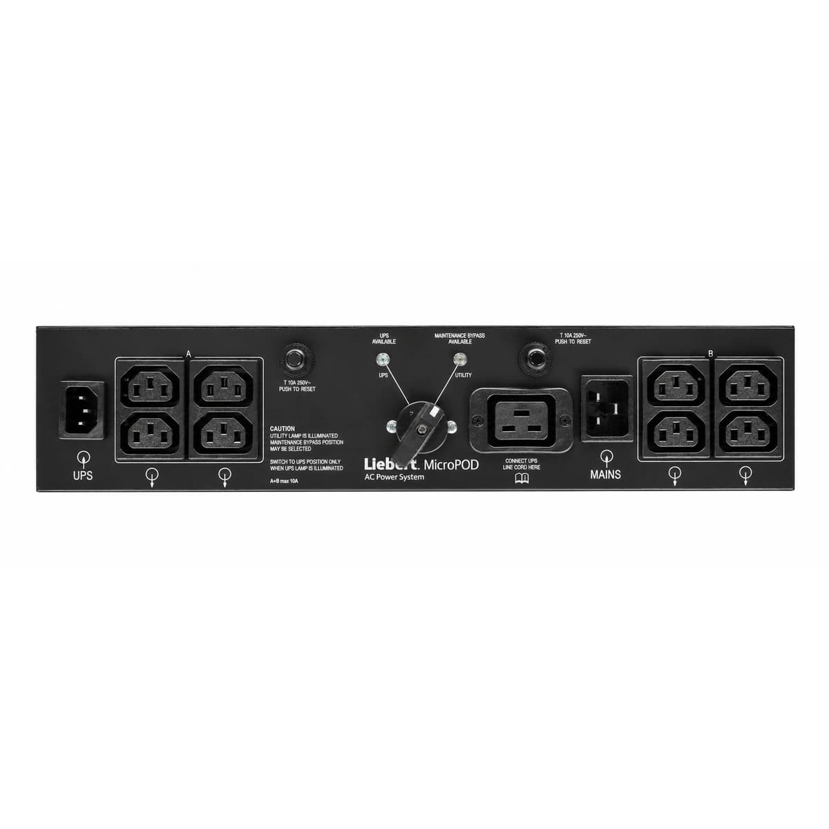 Vertiv MP2-220K Microprocessor-Based DC Power System Supervisory Unit (Bus Insulation & Battery Monitoring) - Official Front View
