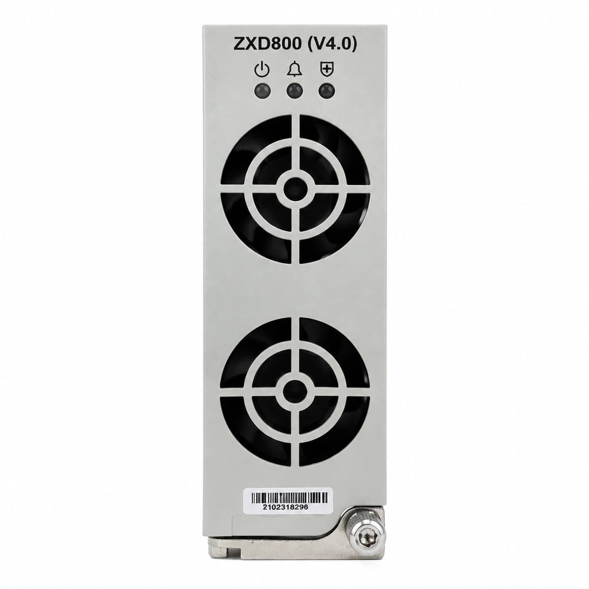 ZTE ZXD800 (V4.0) High-Frequency Telecom Rectifier Module (48V 15A 800W Distributed Site Module) - Official Front View