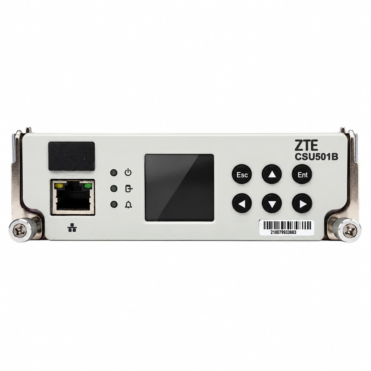 ZTE CSU500B Central Supervisory Unit Module (High-Contrast LCD Display Telecom Power Brain) - Official Front View