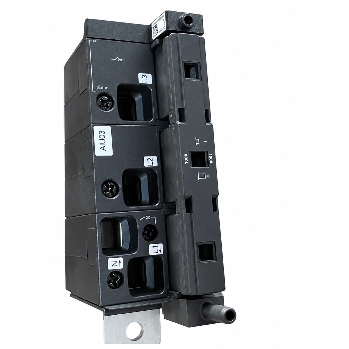 Huawei AIU03-100C AC Input Unit Power Module (200-240V/346-415V 100A Busbar Blind-Mate) - Nameplate & Electrical Specifications