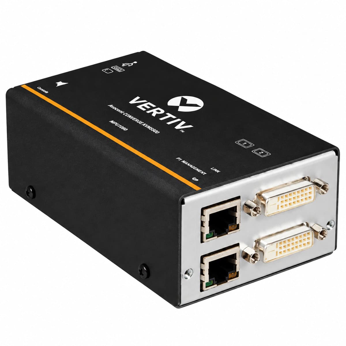 Vertiv Avocent LongView 4000 Dual-Head DVI KVM Extender Kit (Dual DVI Dual CatX Pixel-Perfect) - Official Front View