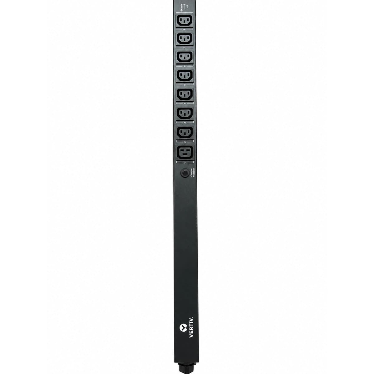 Vertiv RP1V2001 Intelligent Power Distribution Monitoring Module (Multi-Circuit AC/DC Telemetry DIN-Rail) - Nameplate & Electrical Specifications