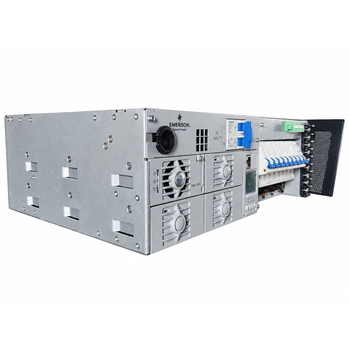 Emerson NetSure 211 C46-S1 Embedded DC Power System (-48V 60A/80A 2U Subrack) - Official Front View