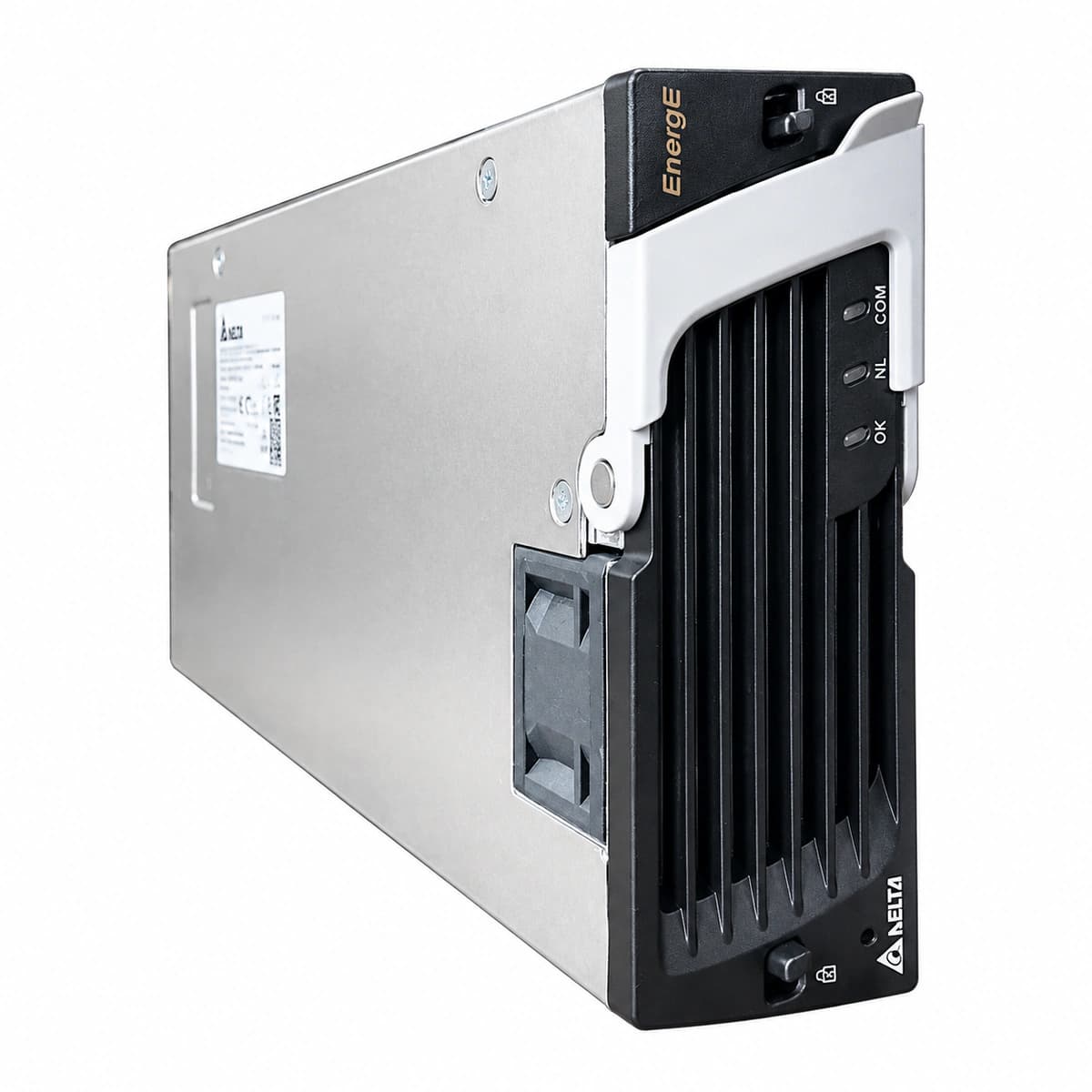 Delta ESR-48/56CN Telecom Power Rectifier Module (48V 56A 3200W High-Temperature Resistant) - Isometric 45-Degree Angled View