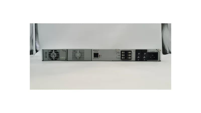 Vertiv NetSure 211 C12-S1 2U 120A embedded DC power system original factory photography centered on pure white canvas