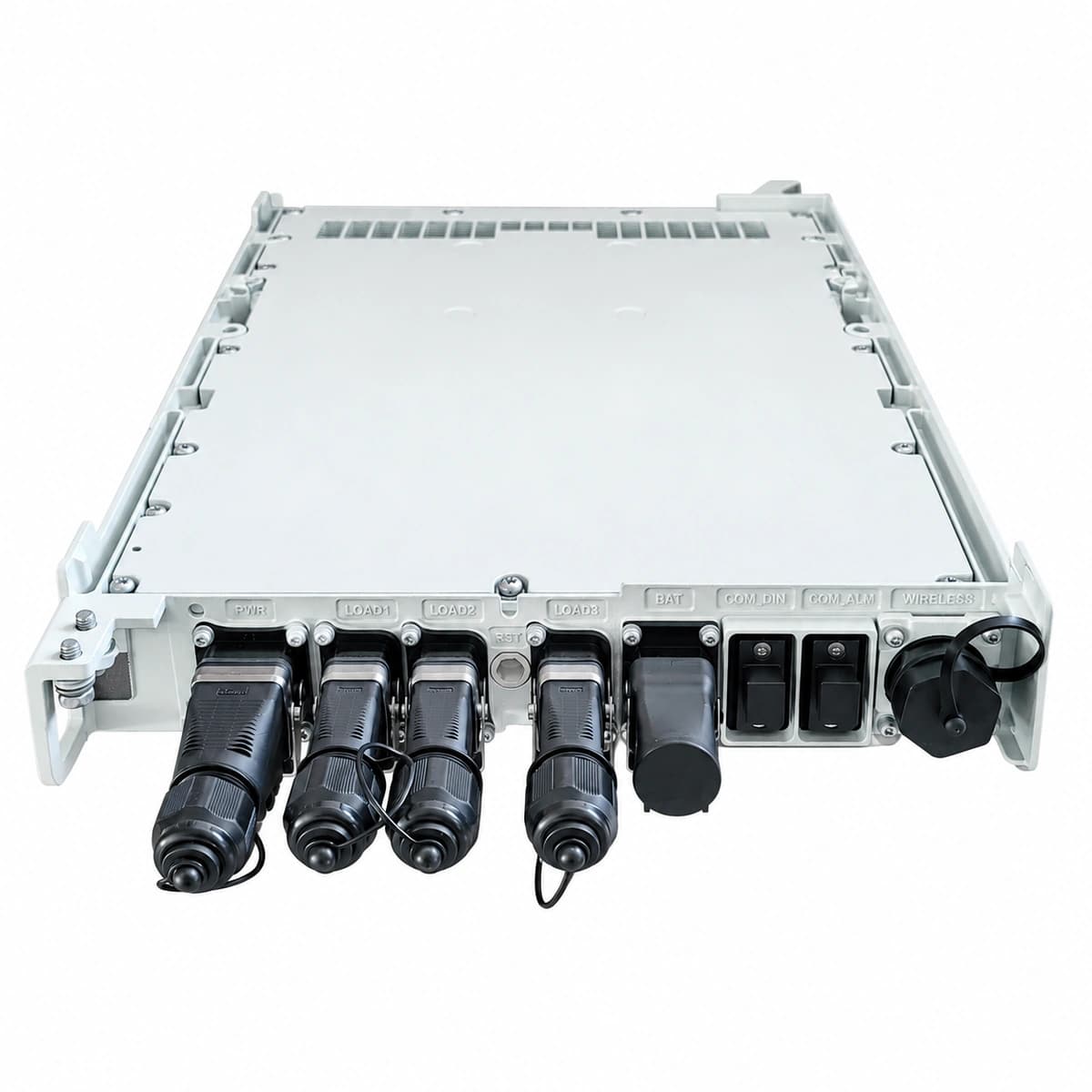 Huawei DPU60D-N06A1 5G Outdoor Blade DC Power Module (-48V 60A Natural Cooling Lithium Direct-Mount) - Rear Backplane & Terminals View