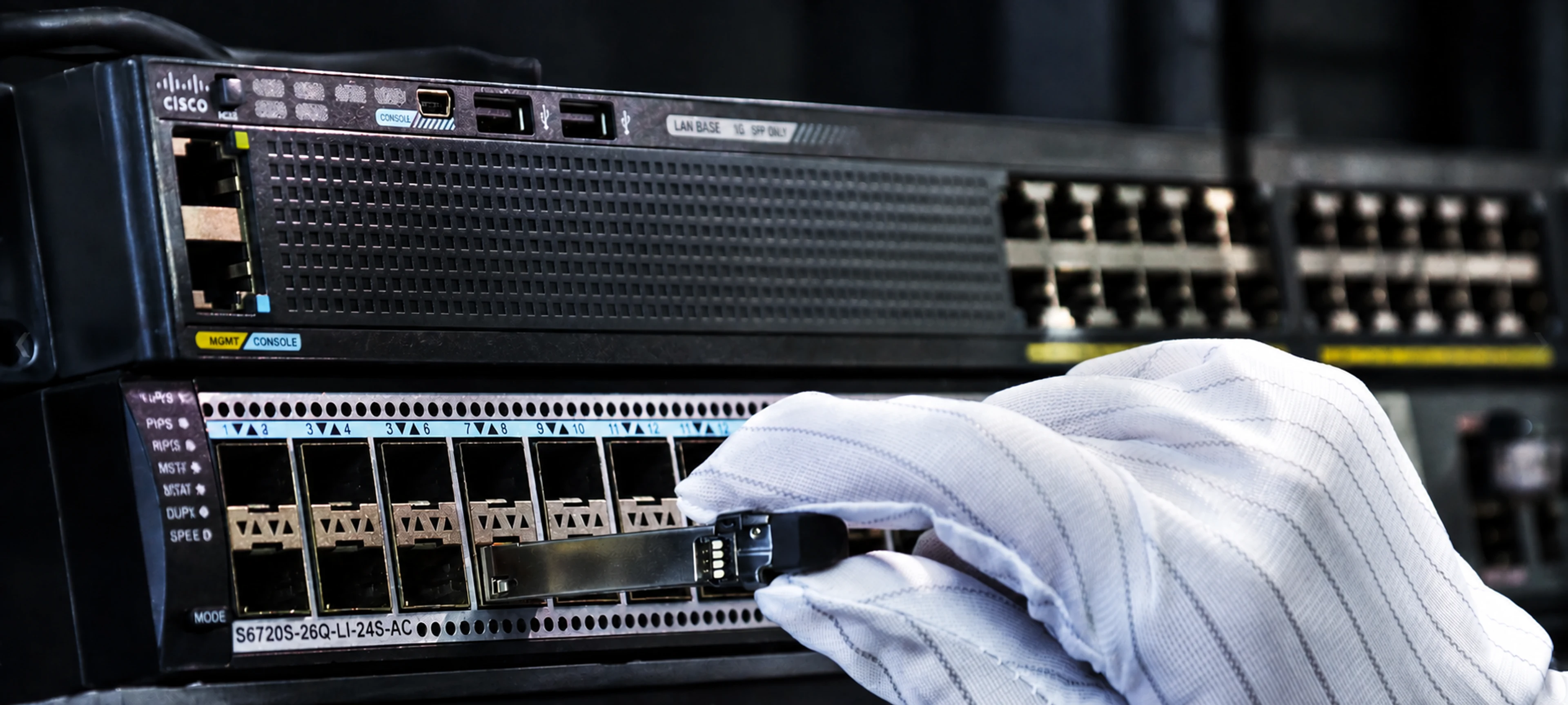 High-speed switch transceiver testing and strict quality inspection procedures